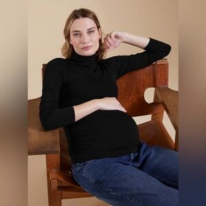 Isabella Oliver The Essentials Maternity Turtleneck Top